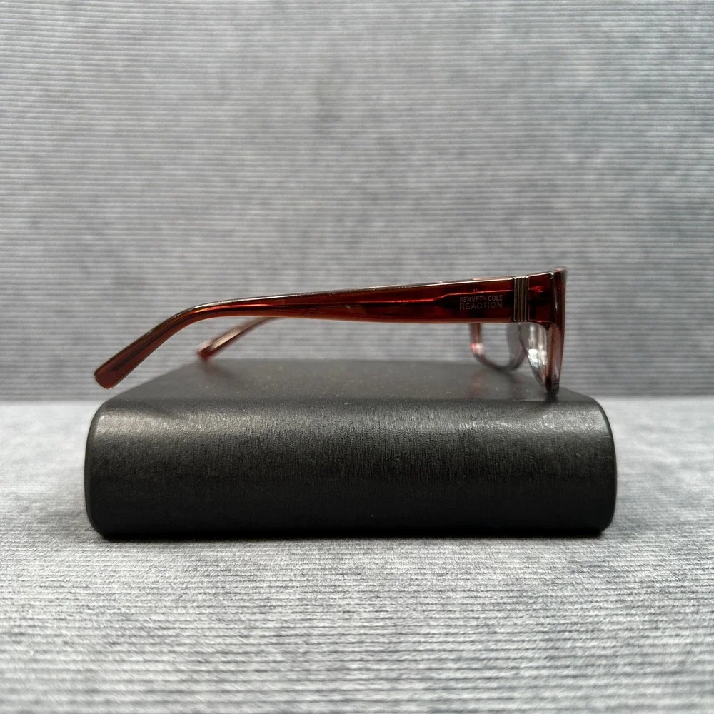 Burgundy Rectangular Eyeglasses Frames 58-16-130